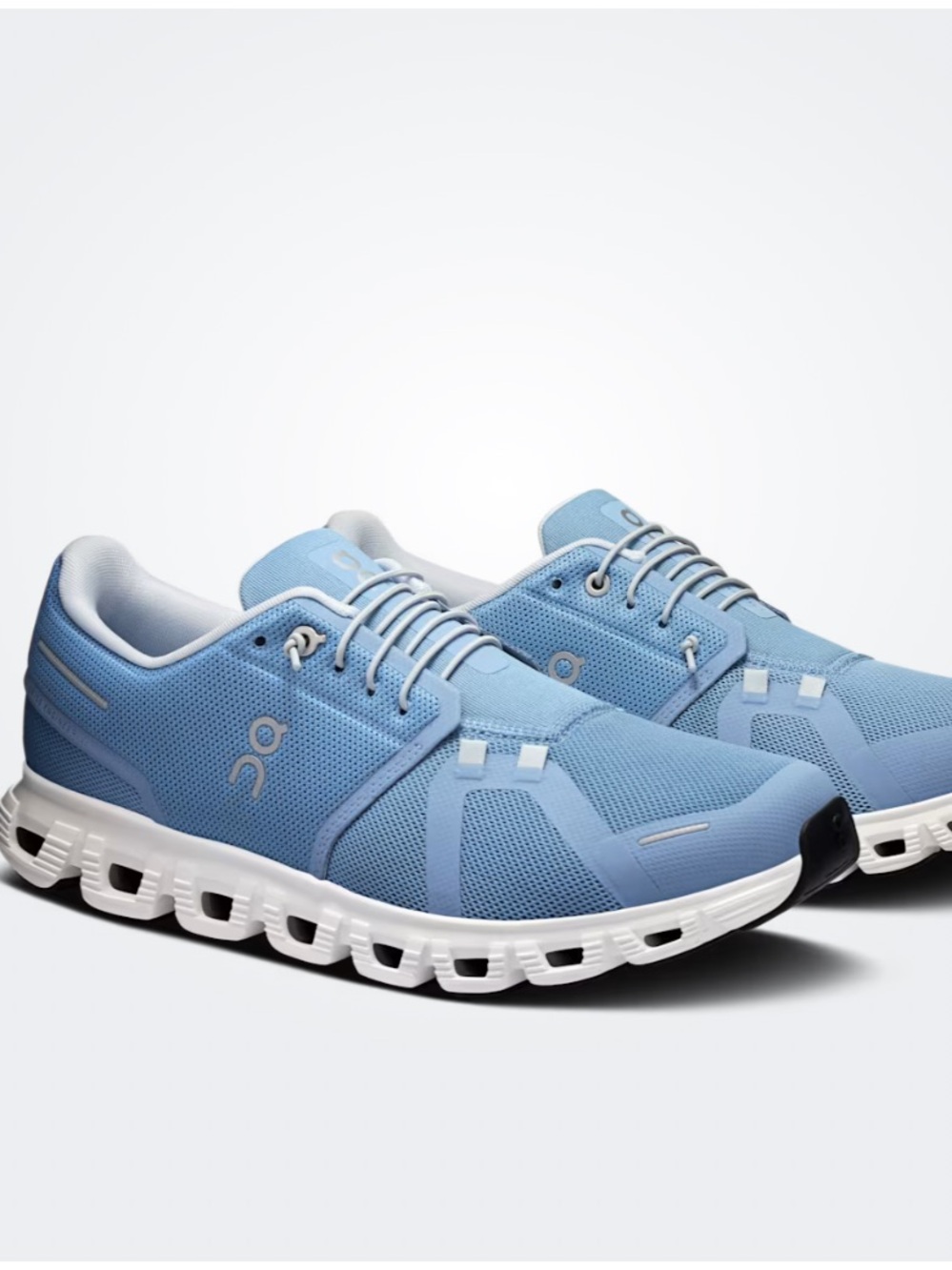 On Running Women's Light Blue Mesh Running Sneakers